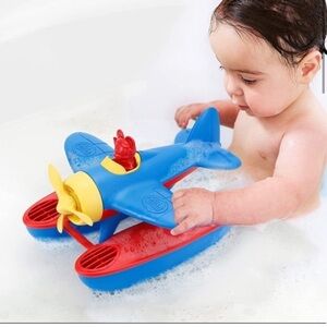 GREEN TOYS Disney Baby Mickey Mouse Sea Plane Bath Pool Toy Airplane Water Toy